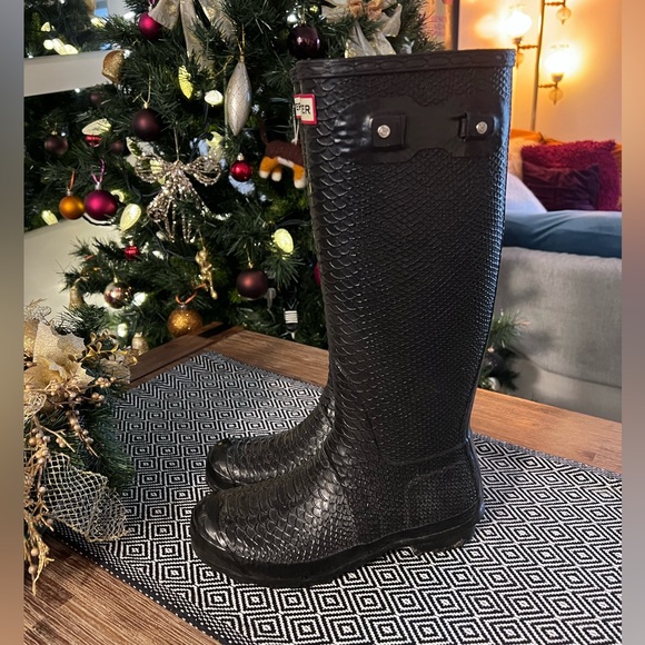 🐍Carnaby Boa Tall Snake Hunter Boots🐍 - Picture 4 of 8